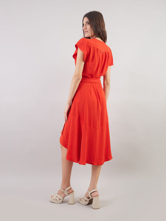 Vestido Midi Envolvente Vd00795cma