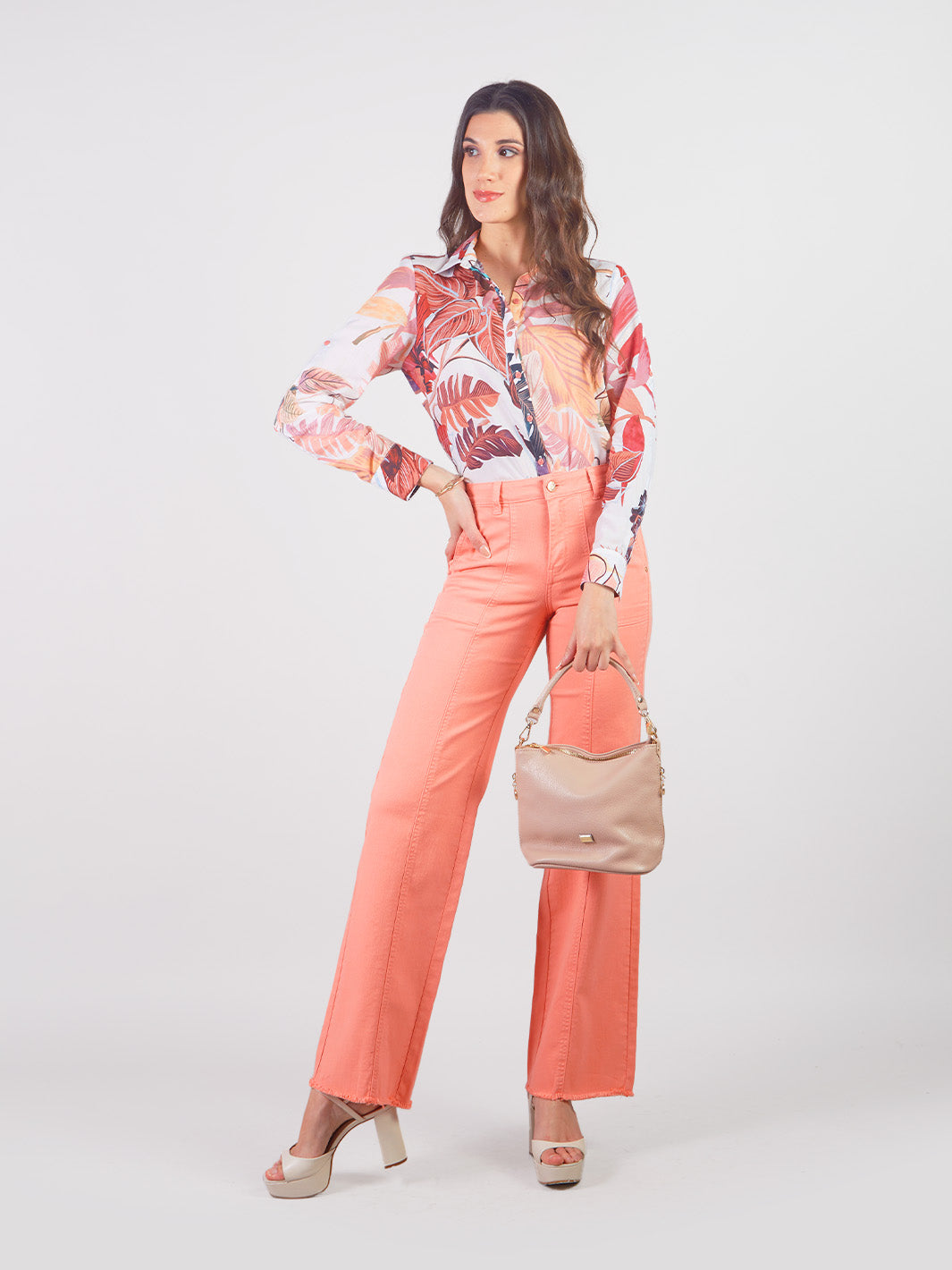 AGNESE - TROPICAL BLOUSE