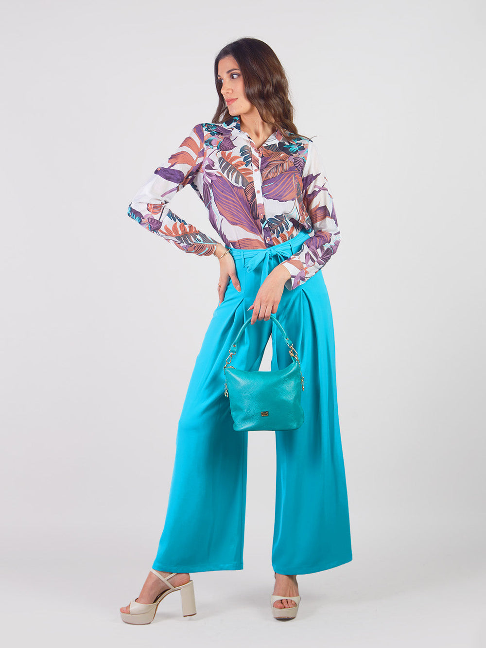 AGNESE - TROPICAL BLOUSE