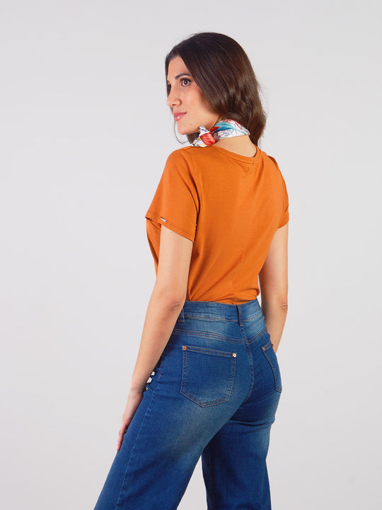 FIONA - BLUSA MANGA CORTA SEDOSA