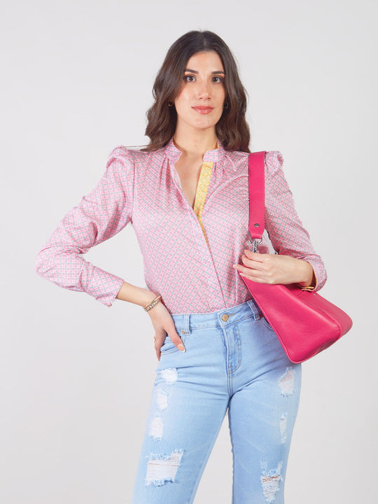 MIRTA - LONG SLEEVE SHIRT BLOUSE