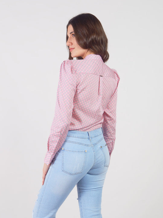 Blusa Manga Larga Camisero Mirta