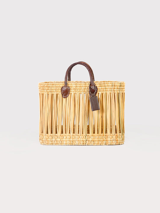 EVANGELA - HANDMADE BAG WITH LEATHER HANDLES