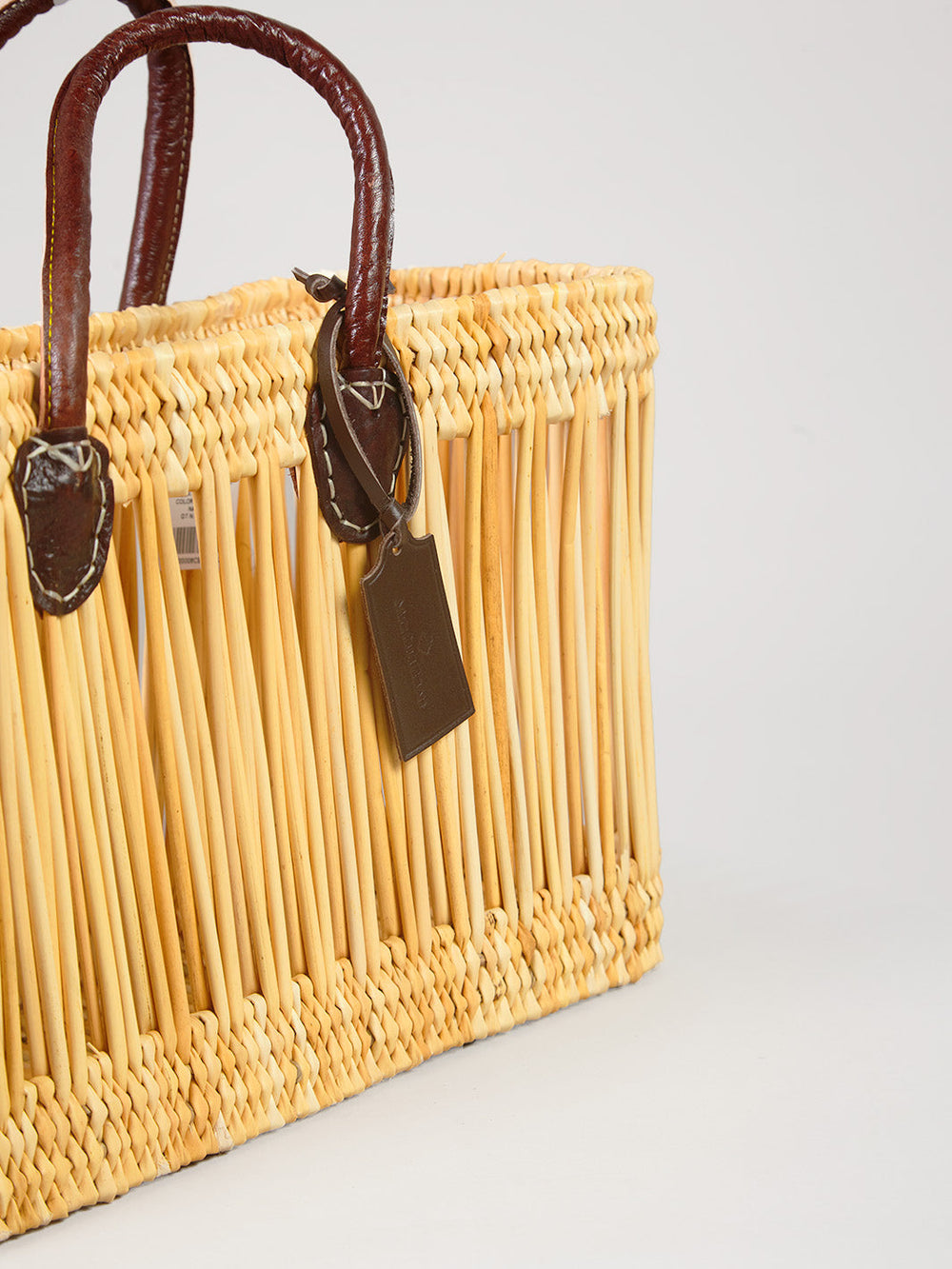 NATALINA - HANDMADE BAG WITH LEATHER HANDLES