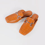 ARACELI - ZAPATOS MULES CAMEL
