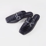 ARACELI - ZAPATOS MULES NEGRO