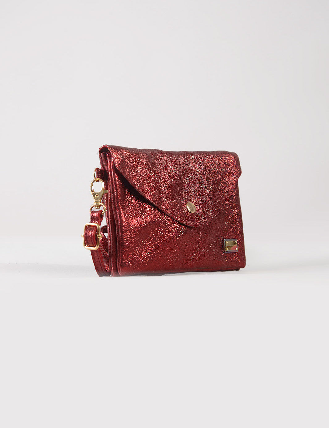 COLETTE - CARTERA DE CUERO ROJO