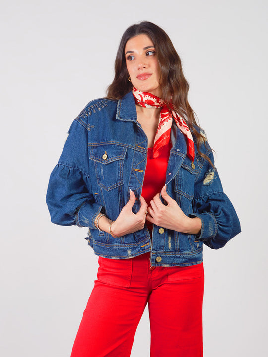 Casaca Denim Oversize Vanessa