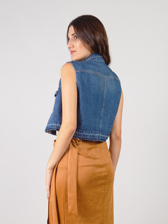 Chaleco Denim Ana