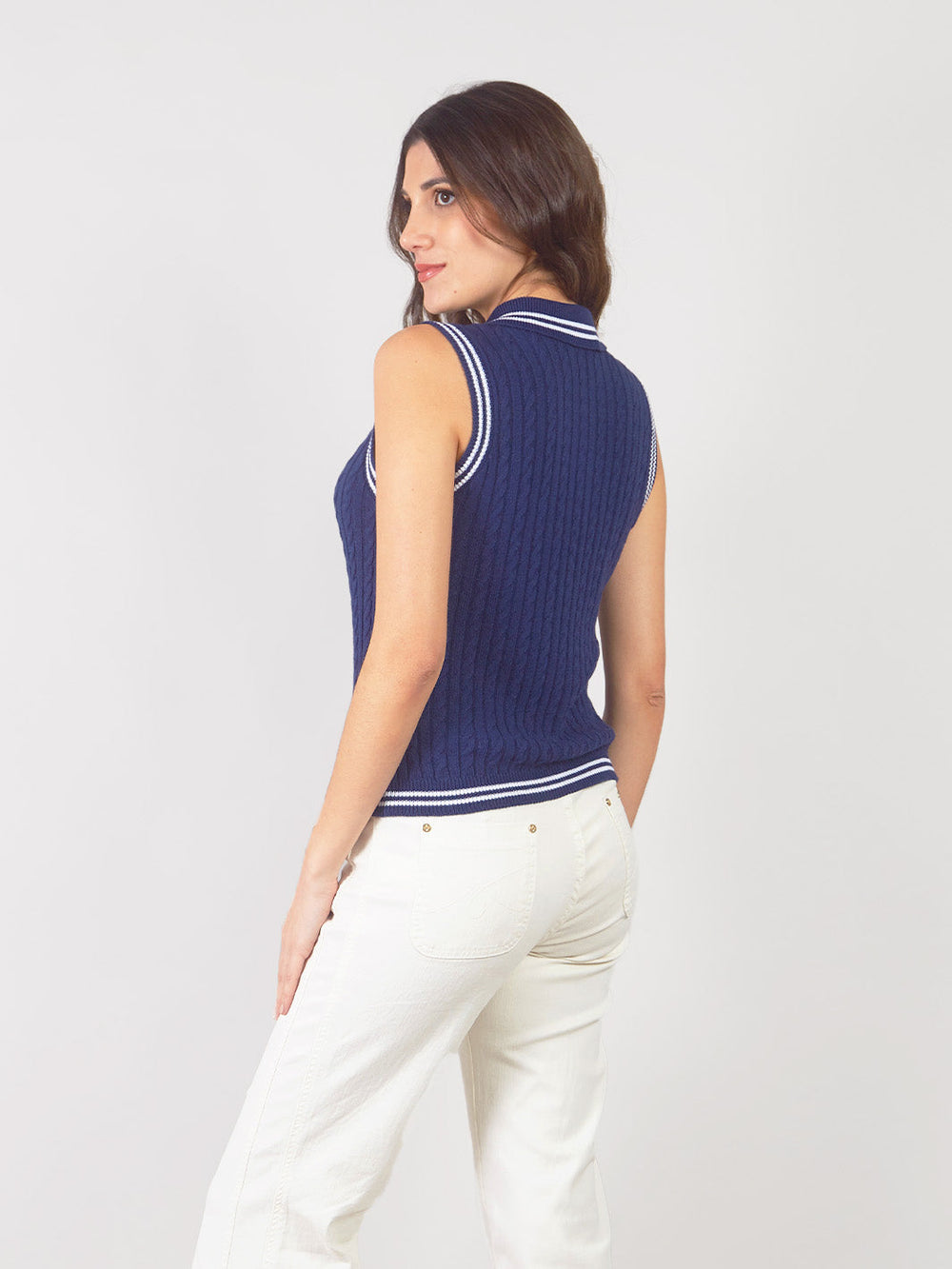 LUNA - YARN KNITTED VEST