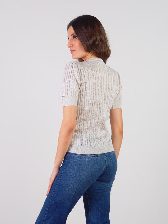 MAGDALENA - SHORT SLEEVE CARDIGAN