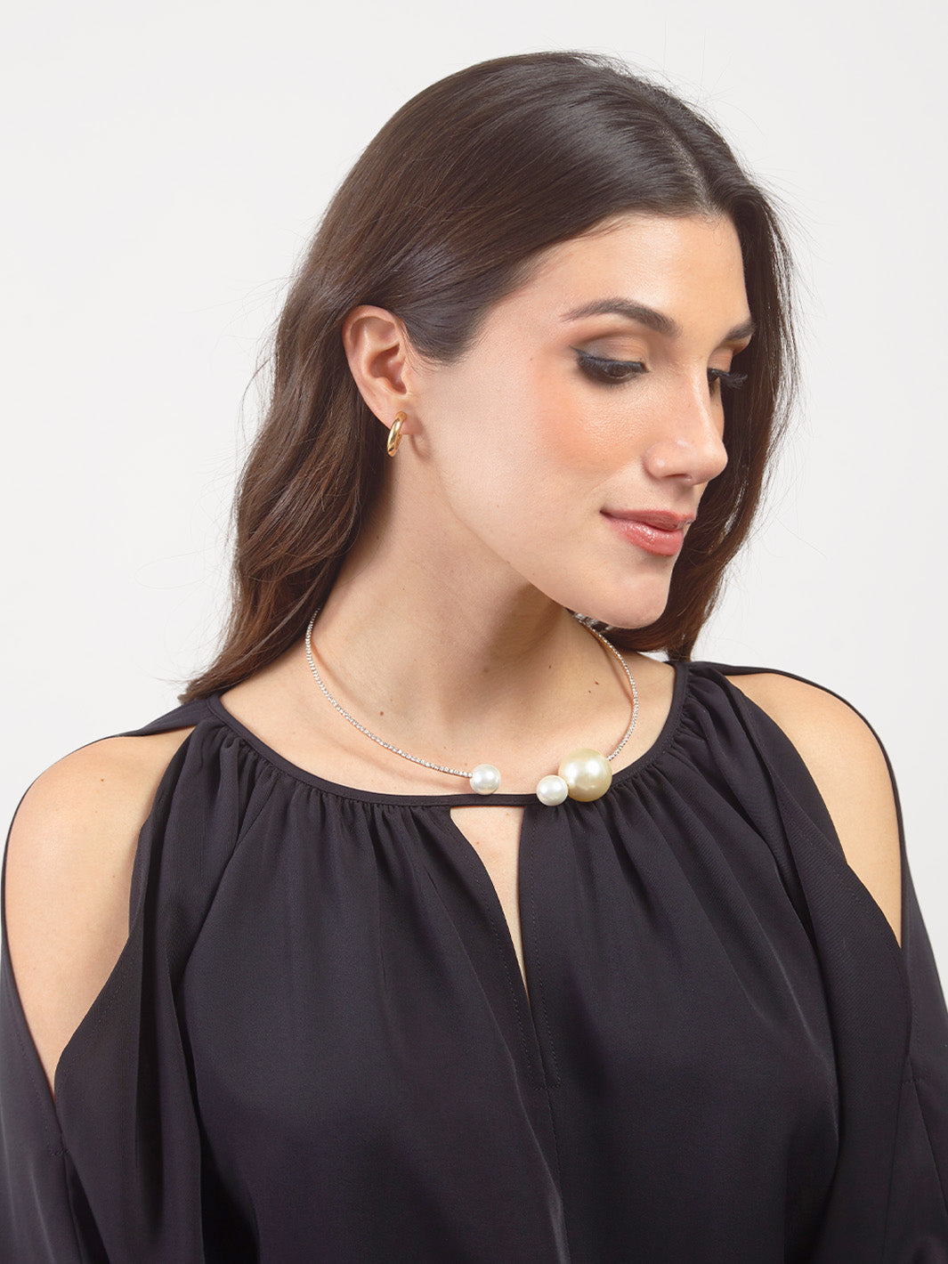 Collar de Tres Perlas Patricia