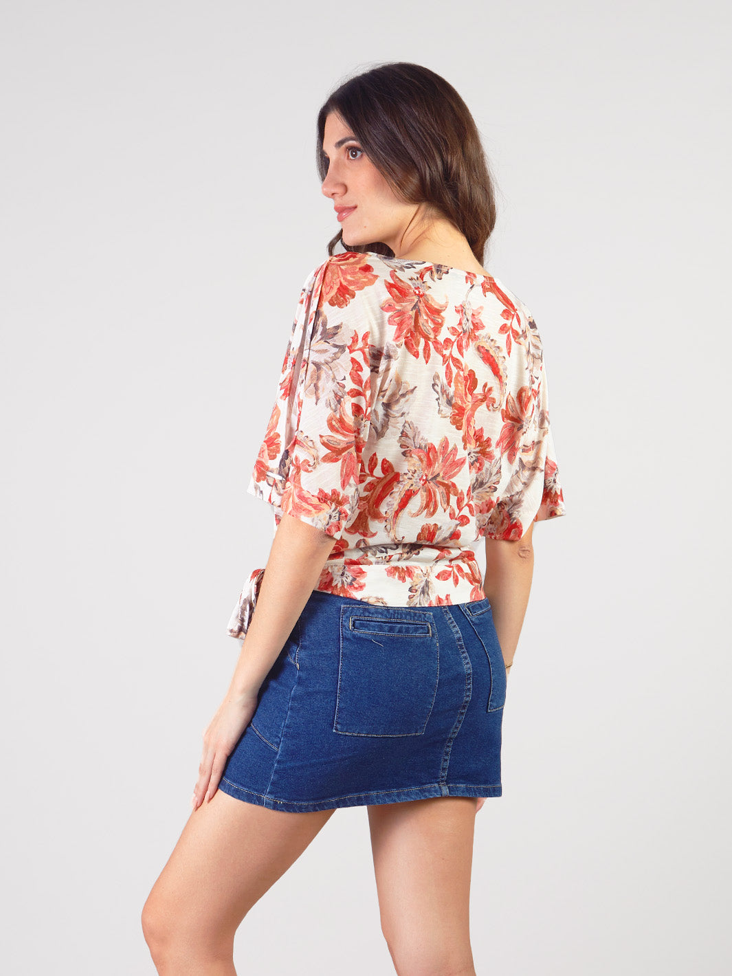 ARLETTE - SHORT DENIM SKIRT