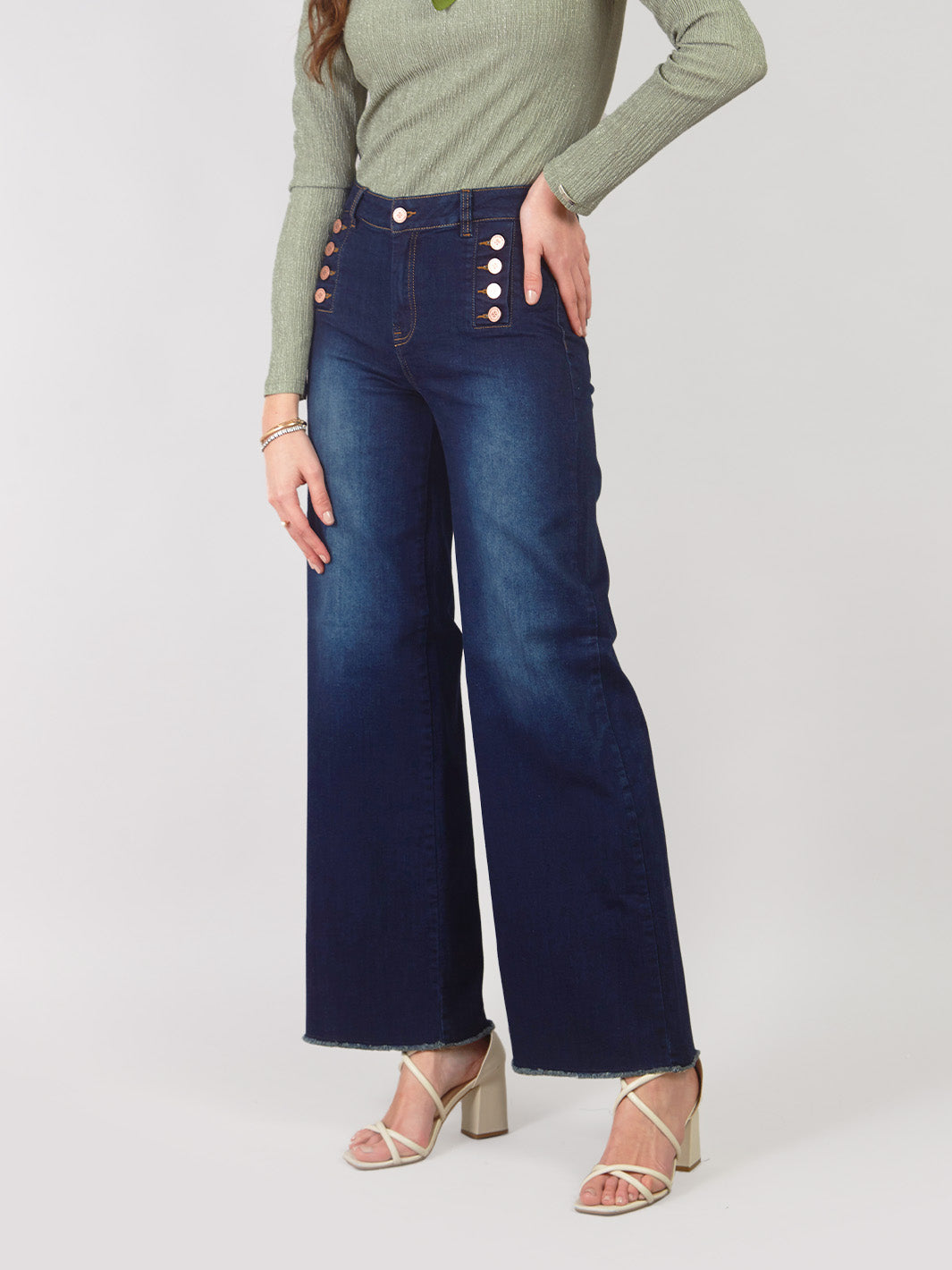 Pantalón Palazzo Denim Lari