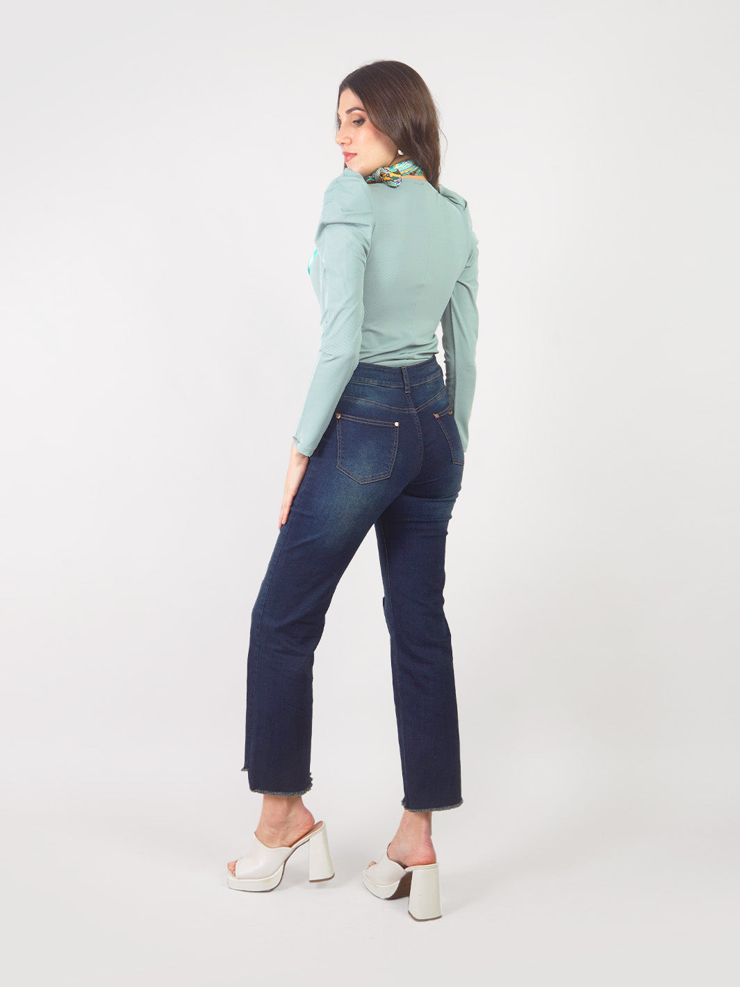 ROSSIN - STRAIGHT FIT DENIM PANTS