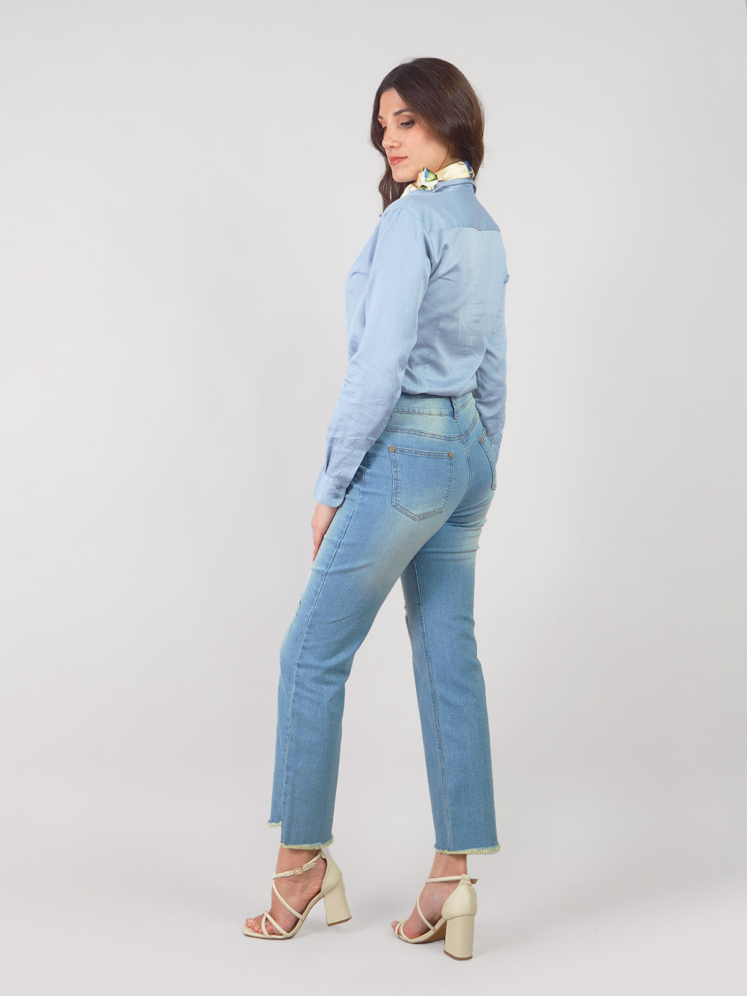 ROSSIN - STRAIGHT FIT DENIM PANTS