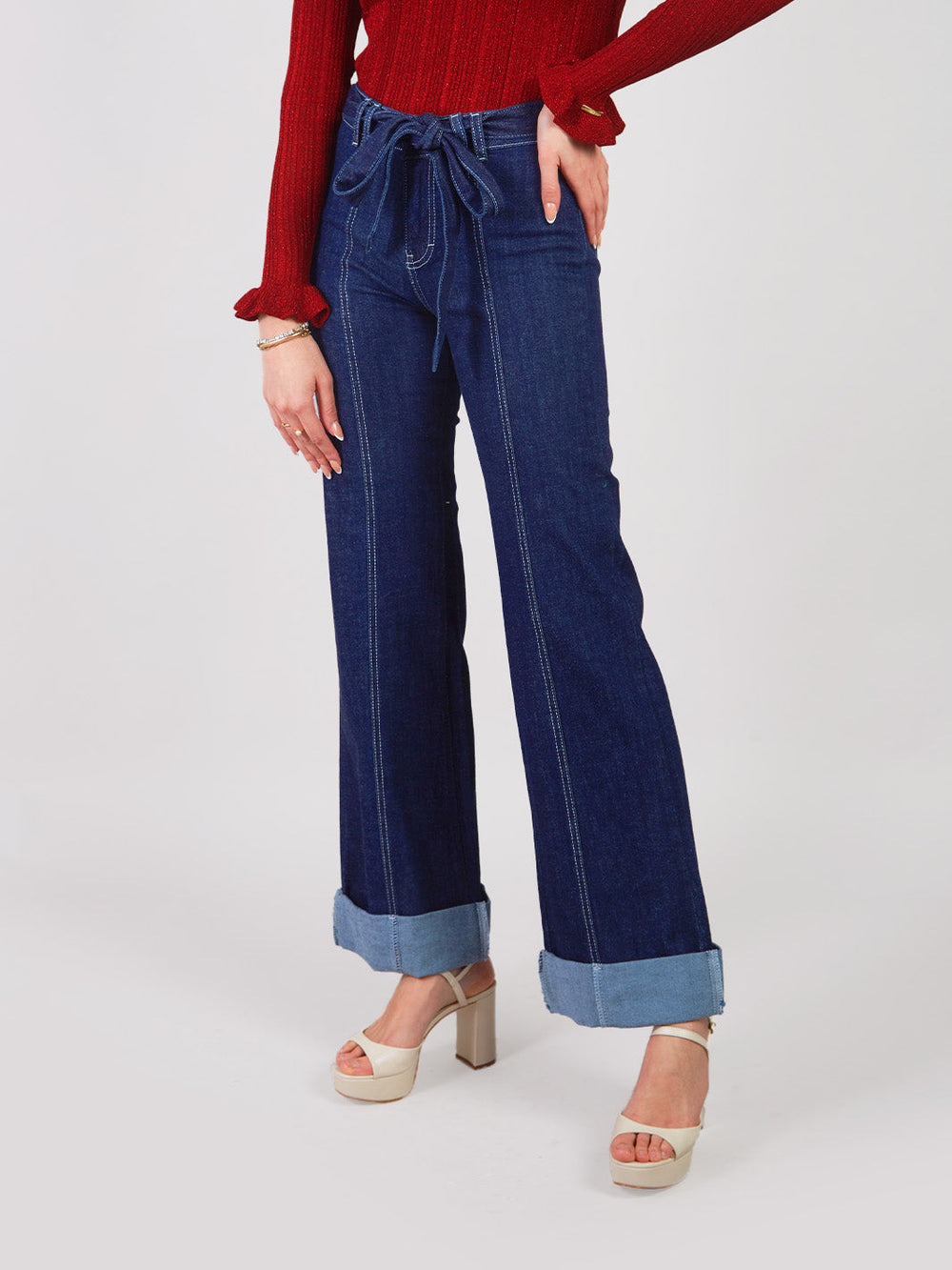 Pantalón Palazo Denim Dalia