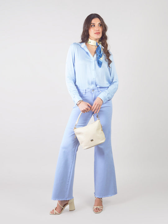 ERIKA - PALAZZO DENIM PANTS