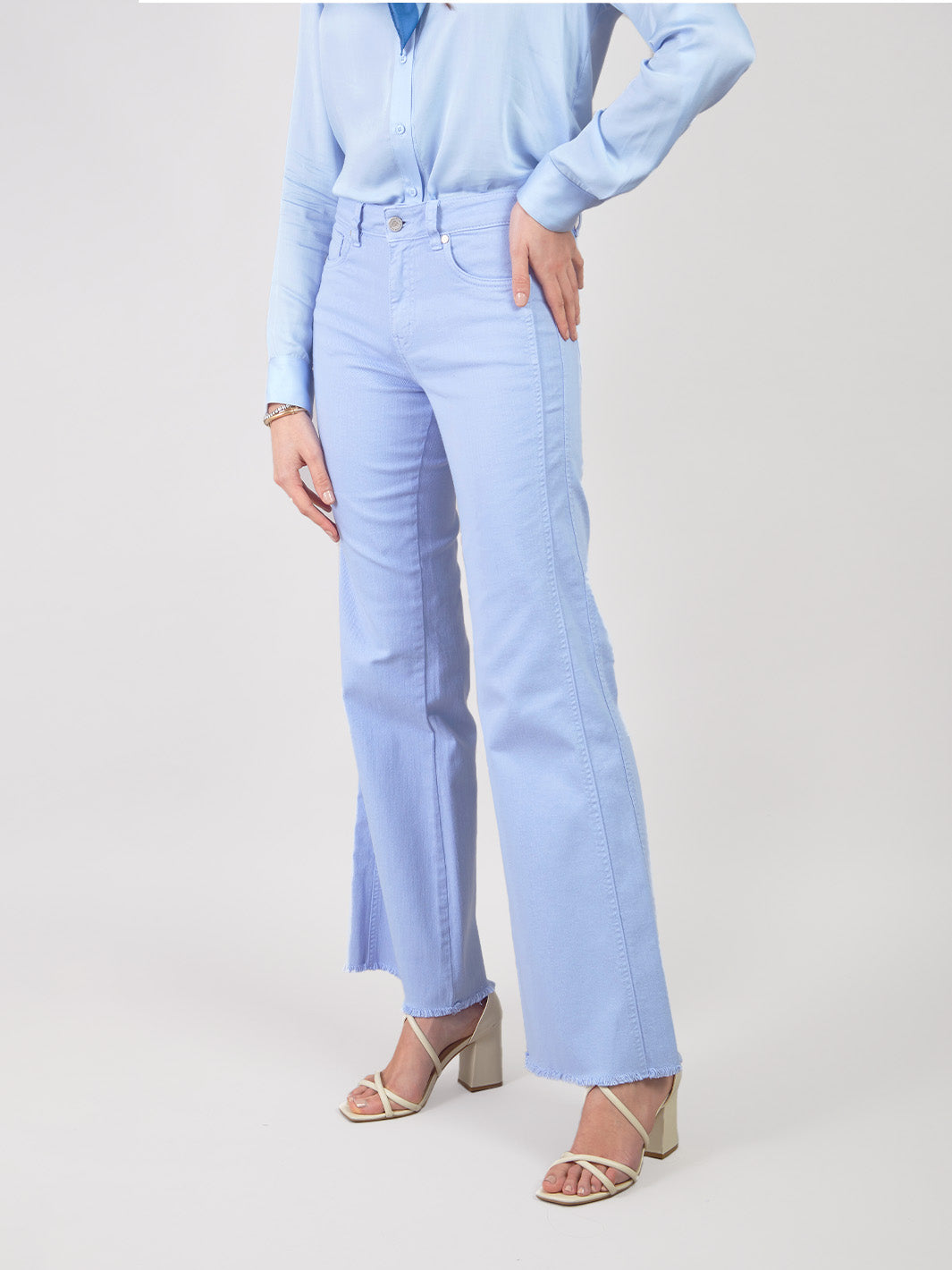 ERIKA - PALAZZO DENIM PANTS