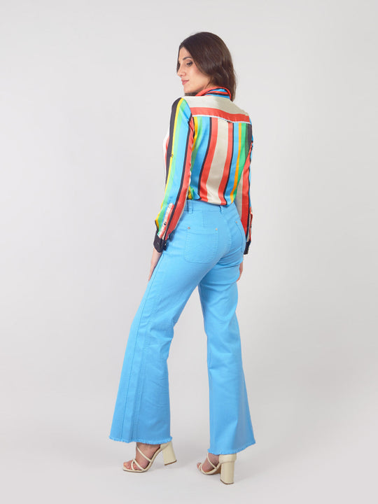 ERIKA - PANTALÓN DENIM PALAZZO