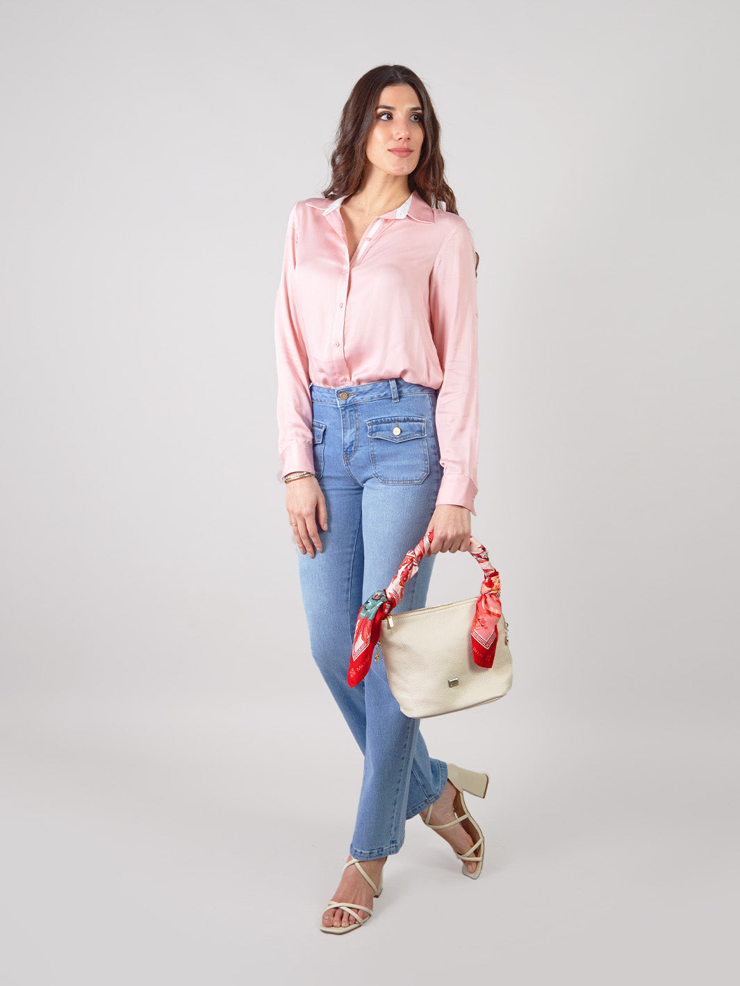 FÁTIMA - STRAIGHT FIT DENIM PANTS