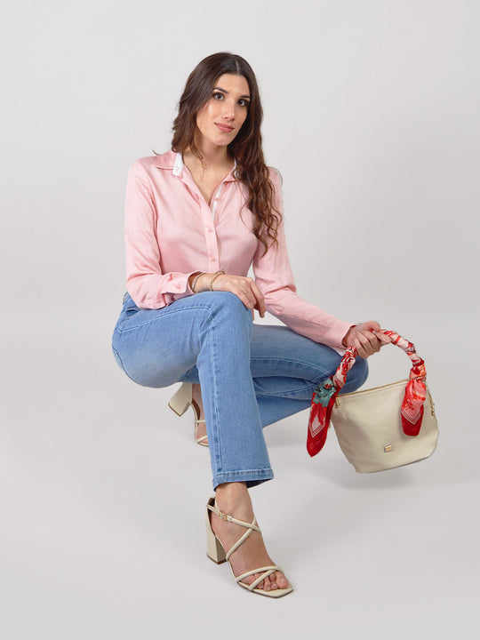 FÁTIMA - STRAIGHT FIT DENIM PANTS