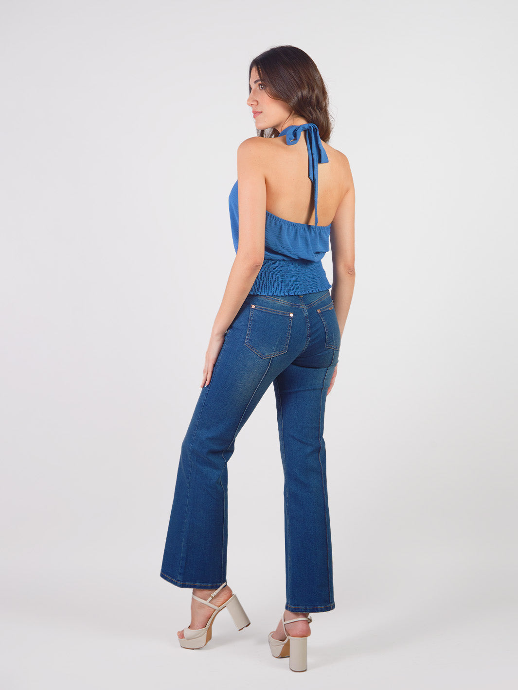 CARMELISSA - STRAIGHT FIT DENIM PANTS