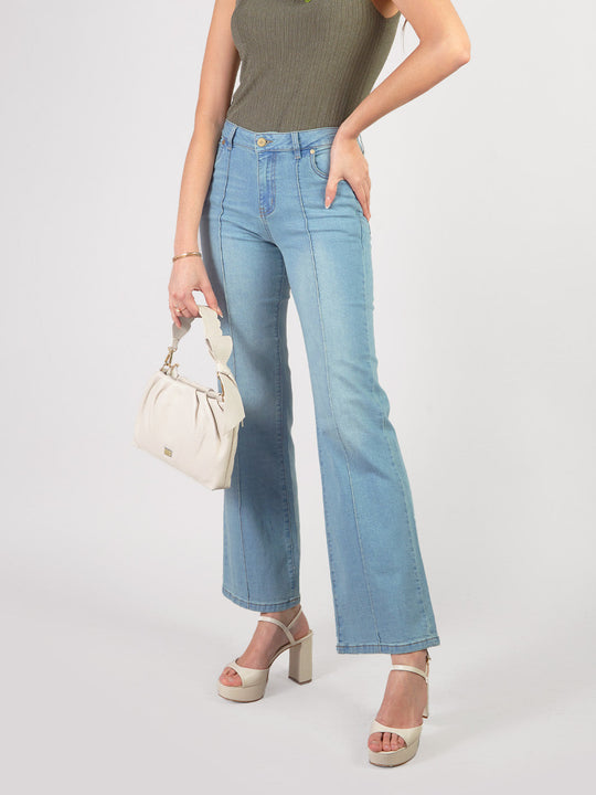 CARMELISSA - STRAIGHT FIT DENIM PANTS