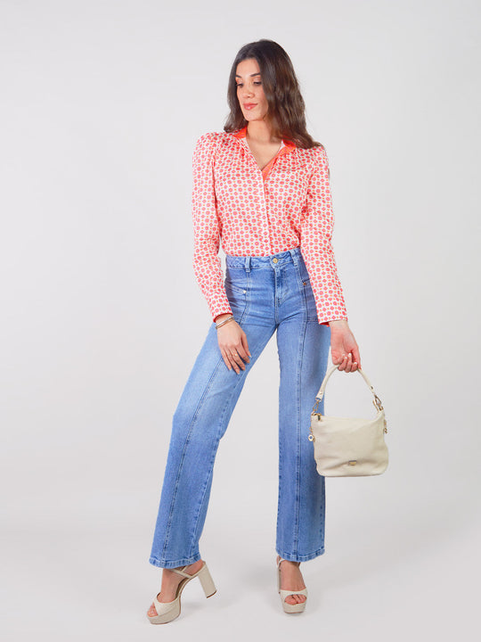 MANUELA - STRAIGHT FIT DENIM PANTS