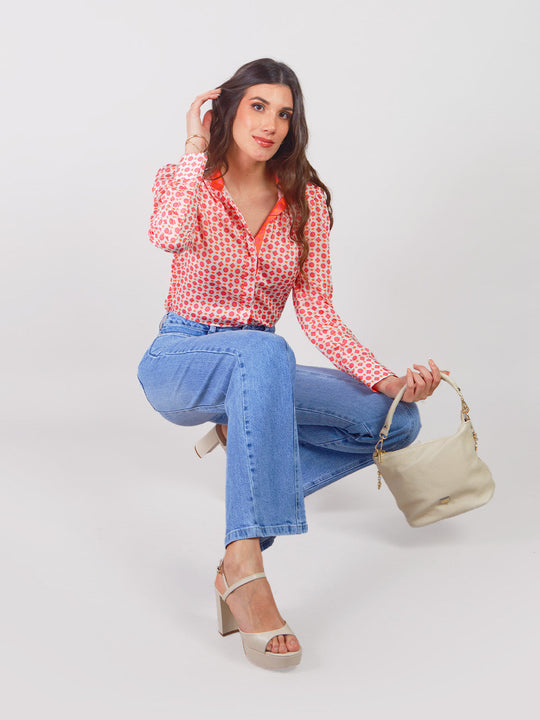 MANUELA - PANTALÓN DENIM CORTE RECTO