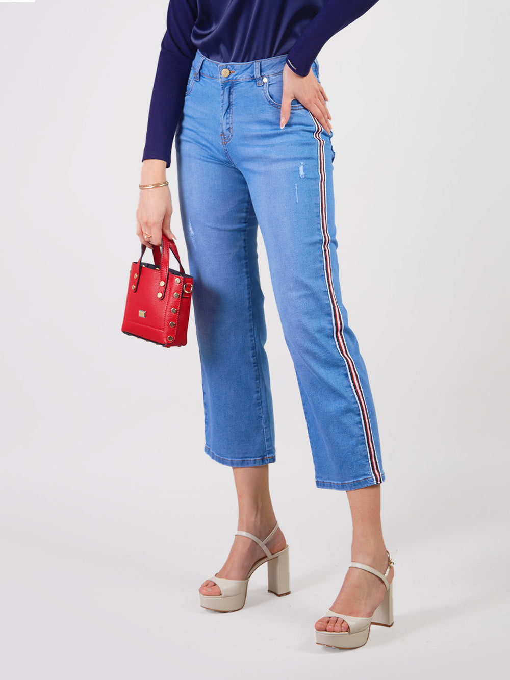 ANNETTA - STRAIGHT FIT DENIM PANTS