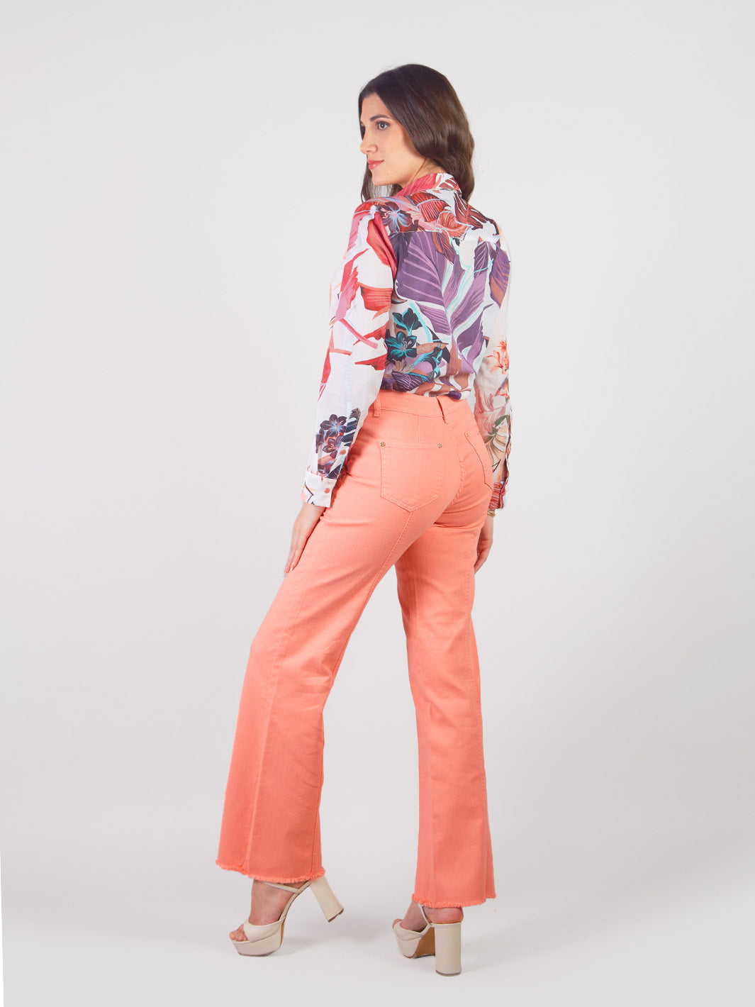 ESTELLA - PANTALÓN DENIM CORTE RECTO