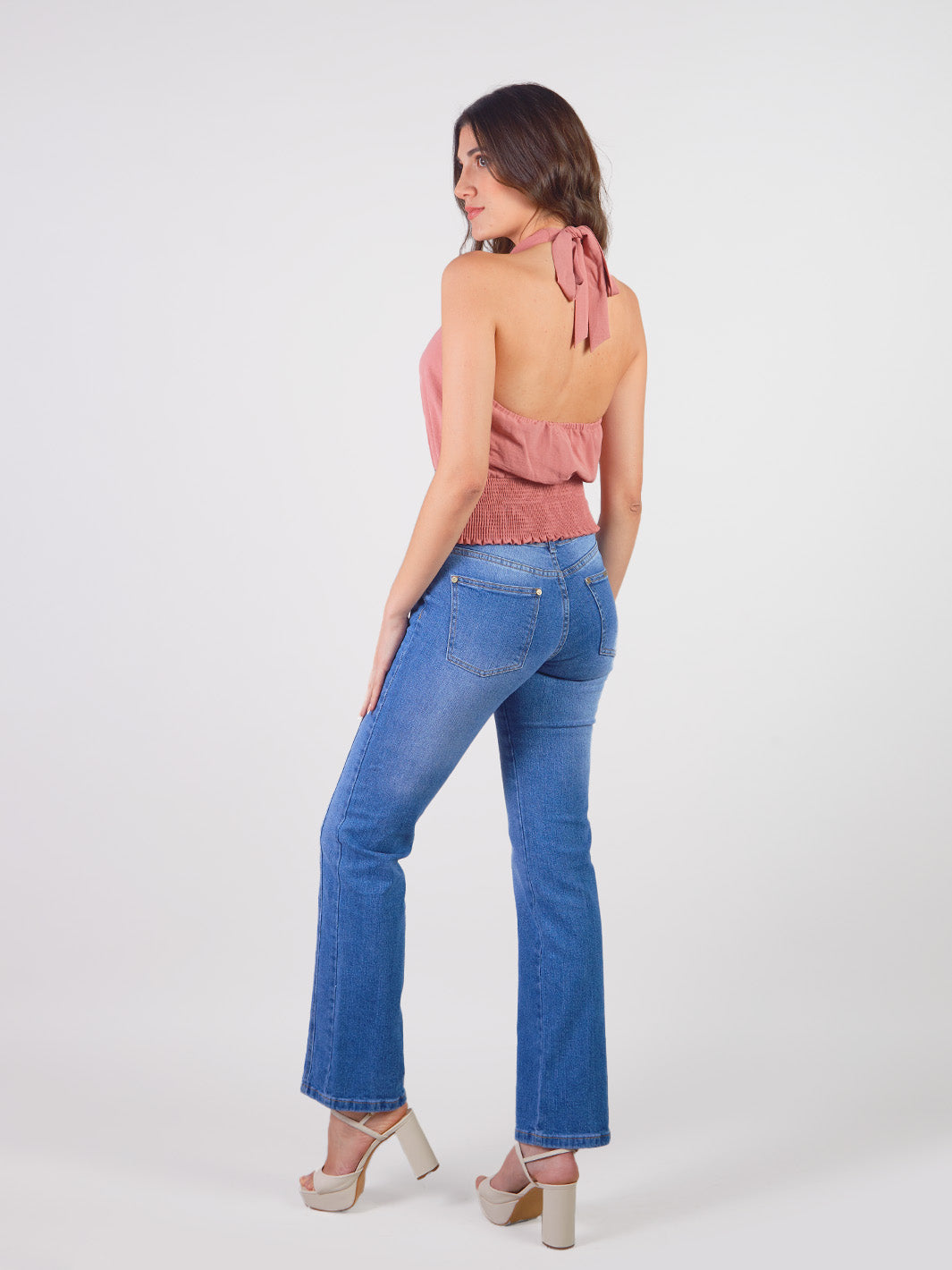 ELVANNA - STRAIGHT CUT DENIM PANTS