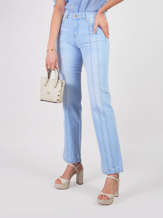 ELVANNA - STRAIGHT CUT DENIM PANTS