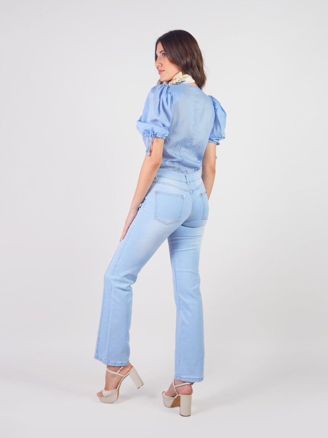 ELVANNA - STRAIGHT CUT DENIM PANTS