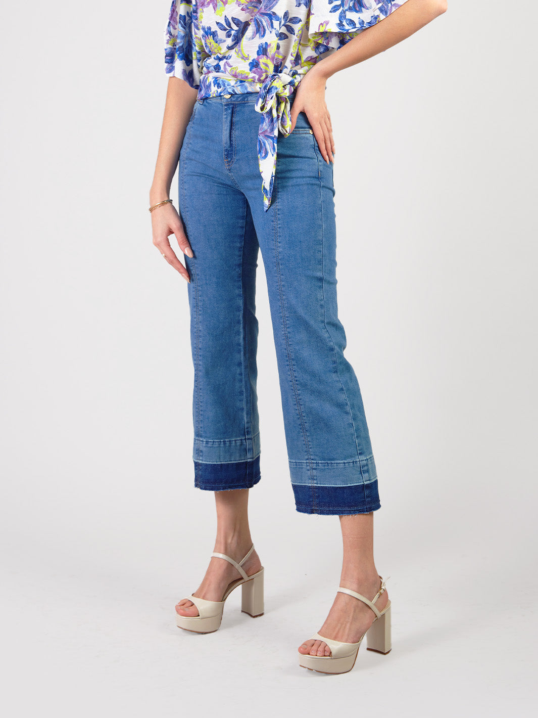 KAELI - STRAIGHT FIT DENIM PANTS