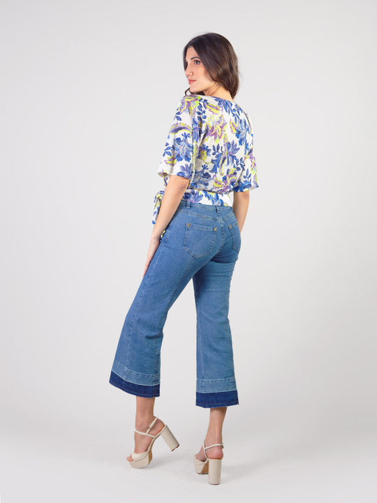 KAELI - PANTALÓN DENIM CORTE RECTO