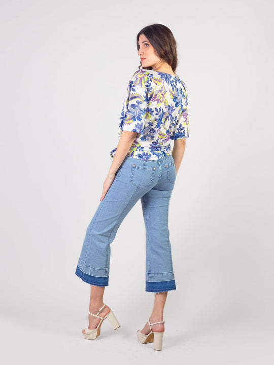 KAELI - PANTALÓN DENIM CORTE RECTO