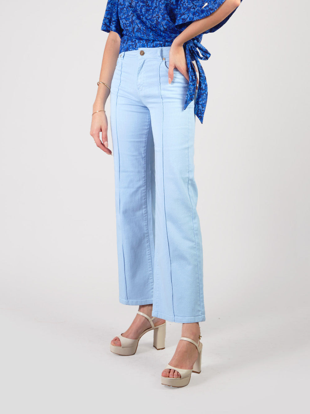 ISADORA - STRAIGHT FIT DENIM PANTS