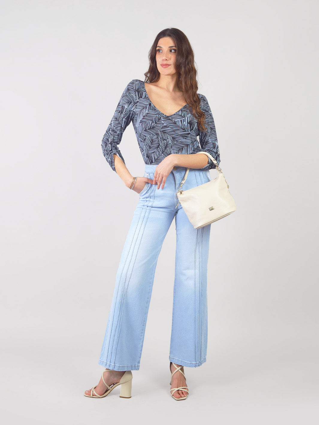 Pantalón Corte Recto Denim Seli