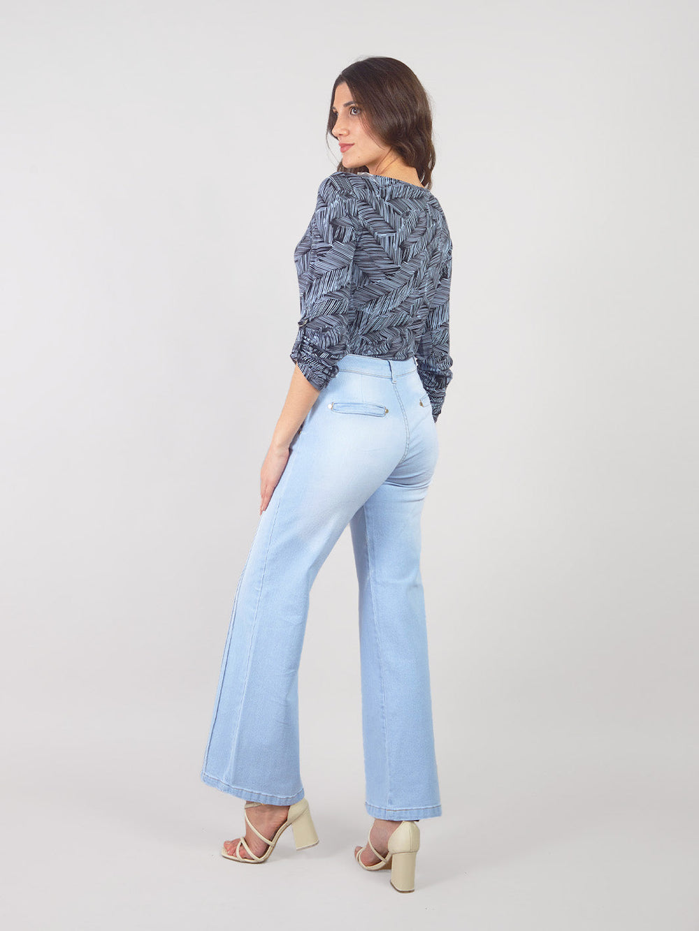 Seli Denim Straight Cut Trousers