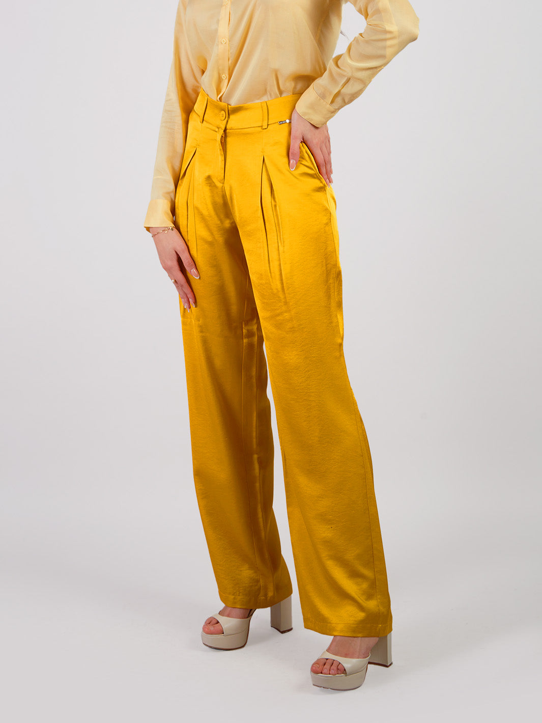 Aitana Silky Straight Trousers