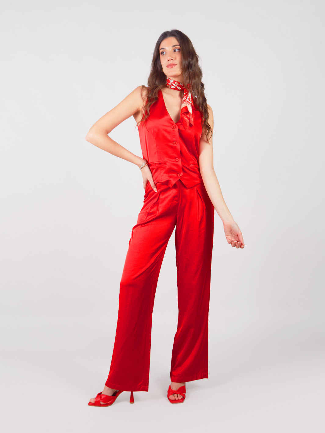 AITANA - SILKY STRAIGHT PANTS