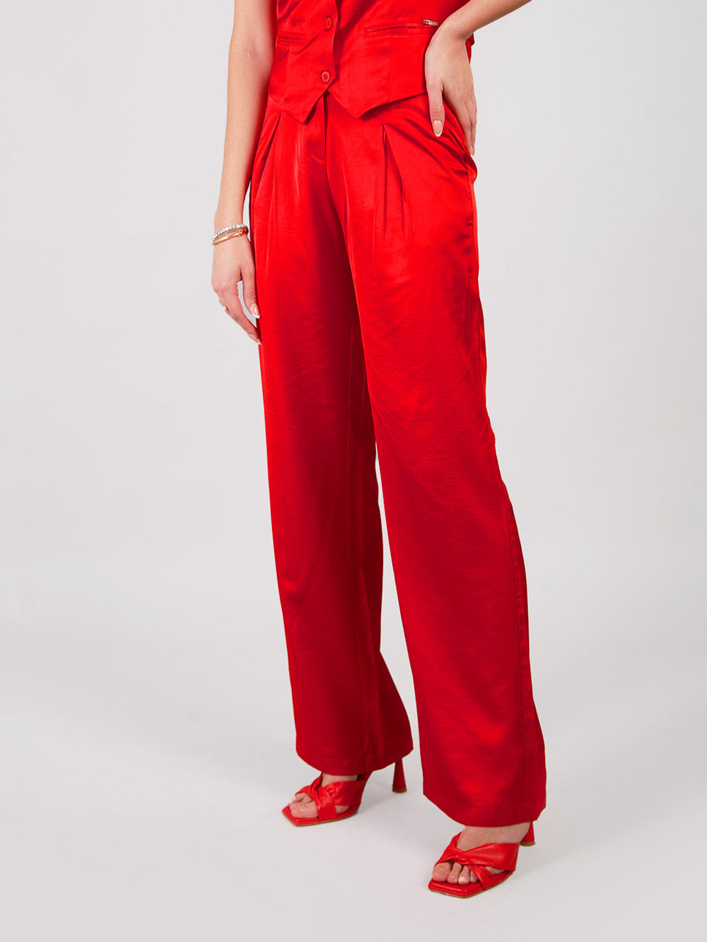 AITANA - SILKY STRAIGHT PANTS