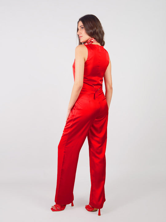 AITANA - SILKY STRAIGHT PANTS