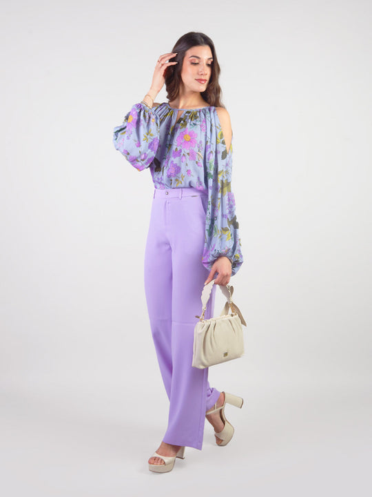 SIBEL - ELEGANT STRAIGHT FIT PANTS