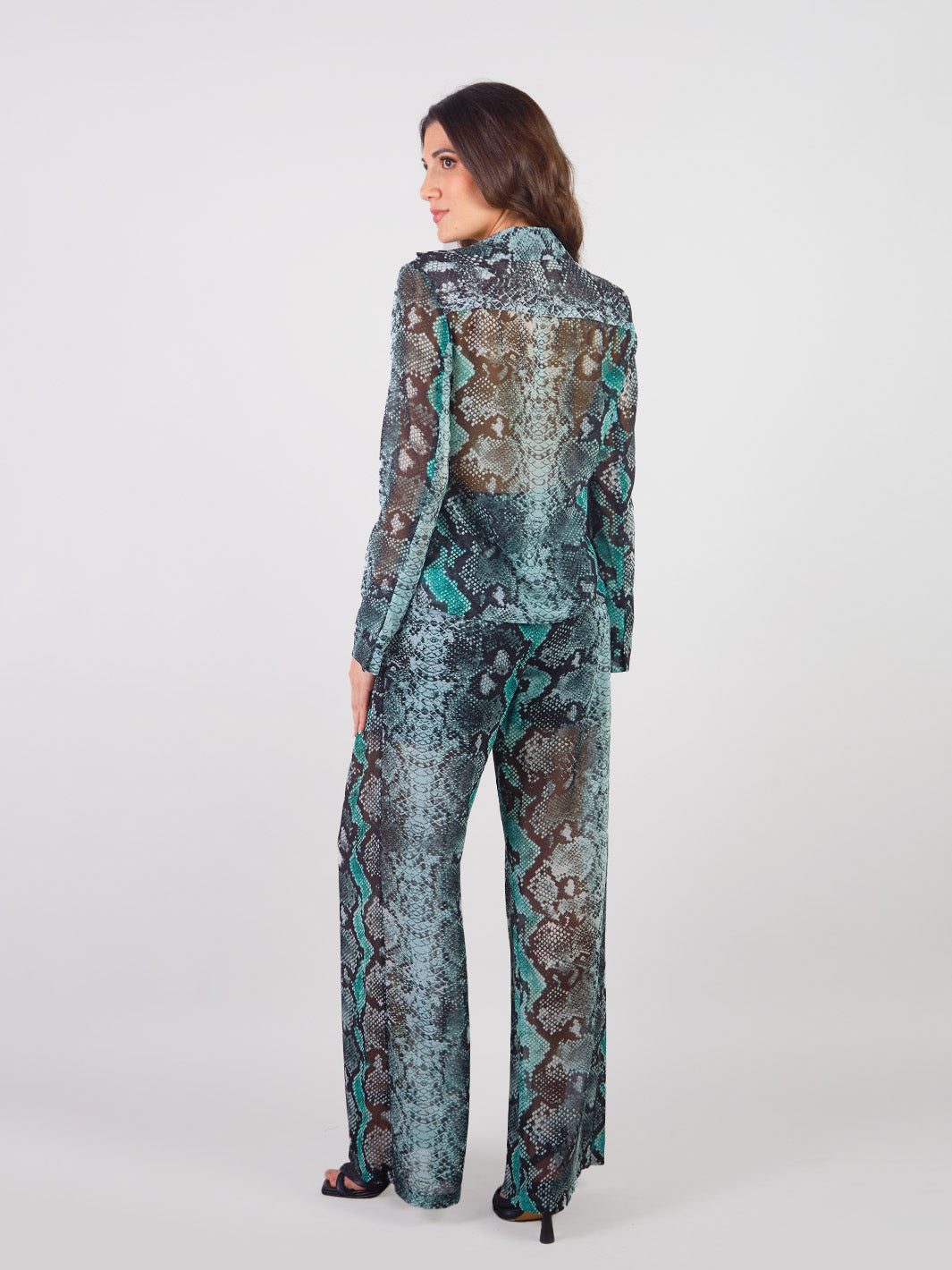 ROSINA - SNAKE PRINT PALAZZO PANTS