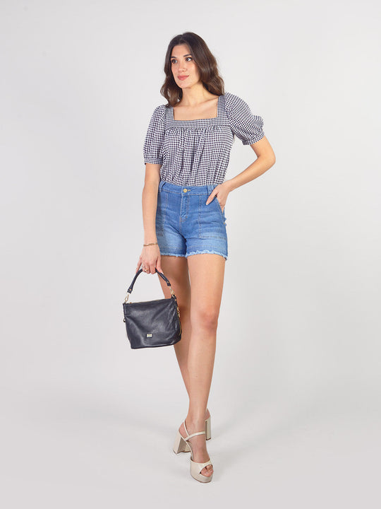 VIOLETTA - DENIM SHORTS