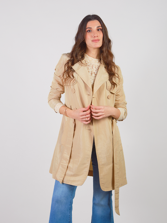 Trench Coat Clásico Corto Alondra