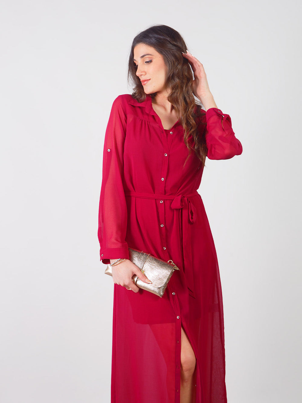 CARLA - MAXI SHIRT DRESS